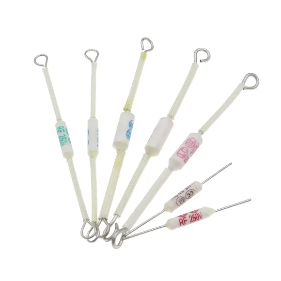 Fusible de temperatura cerámico para olla arrocera RF 130C/155C/165C/185C/20A/216C/240 grados 10A/15A/20A/250V