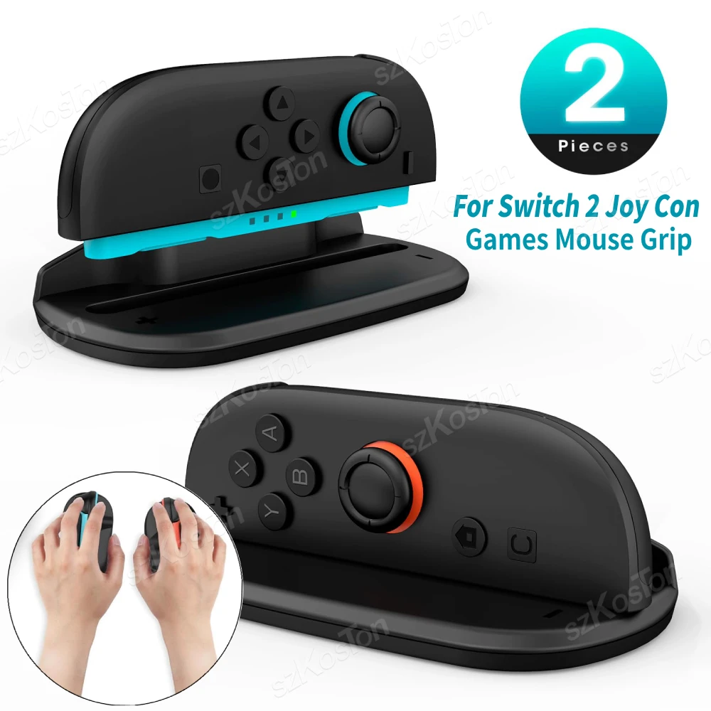 Para Switch 2 Joy Con controlador de juegos Mini ratones portátiles juegos de disparos adaptador de agarre de ratón agarre de ratón para accesorios Switch2