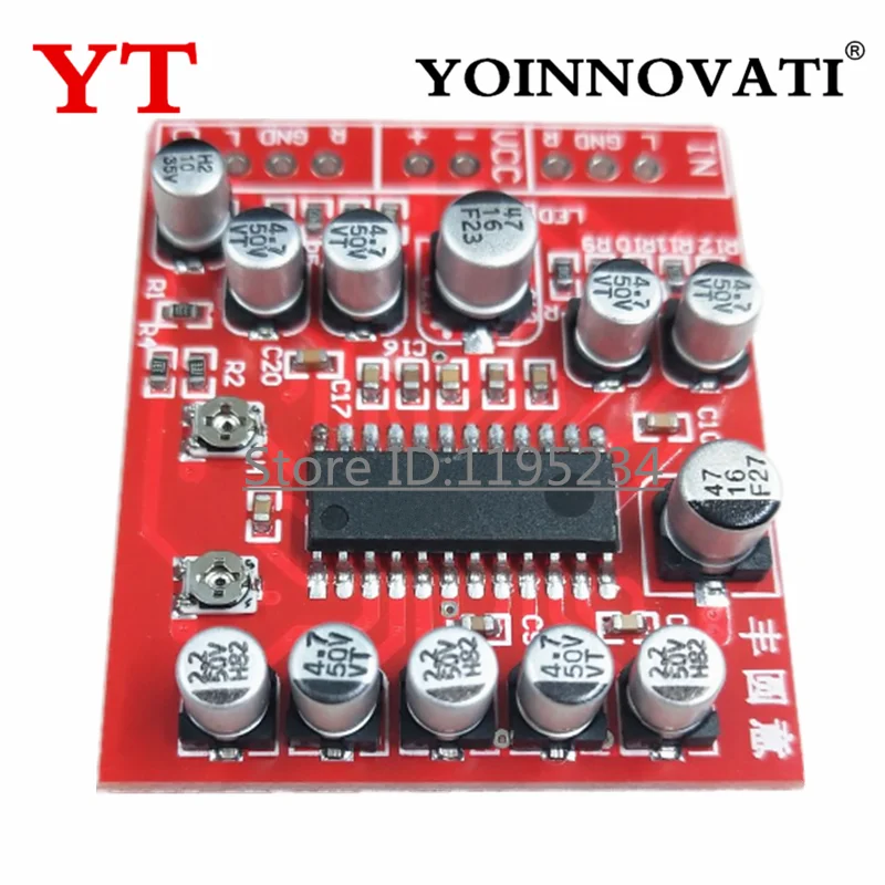 1 Uds BA3884F preamplificador de placa de tono BBE excitador de efecto de sonido módulo DIY para mejorar la claridad agudos y bajos