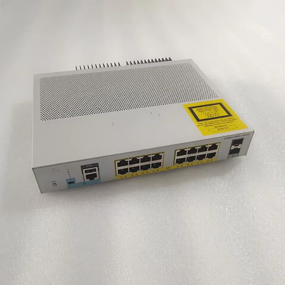 Para Ci-sco WS-C2960L-16PS-LL Conmutador de fuente de alimentación POE Gigabit completo de 16 puertos - imagen 3