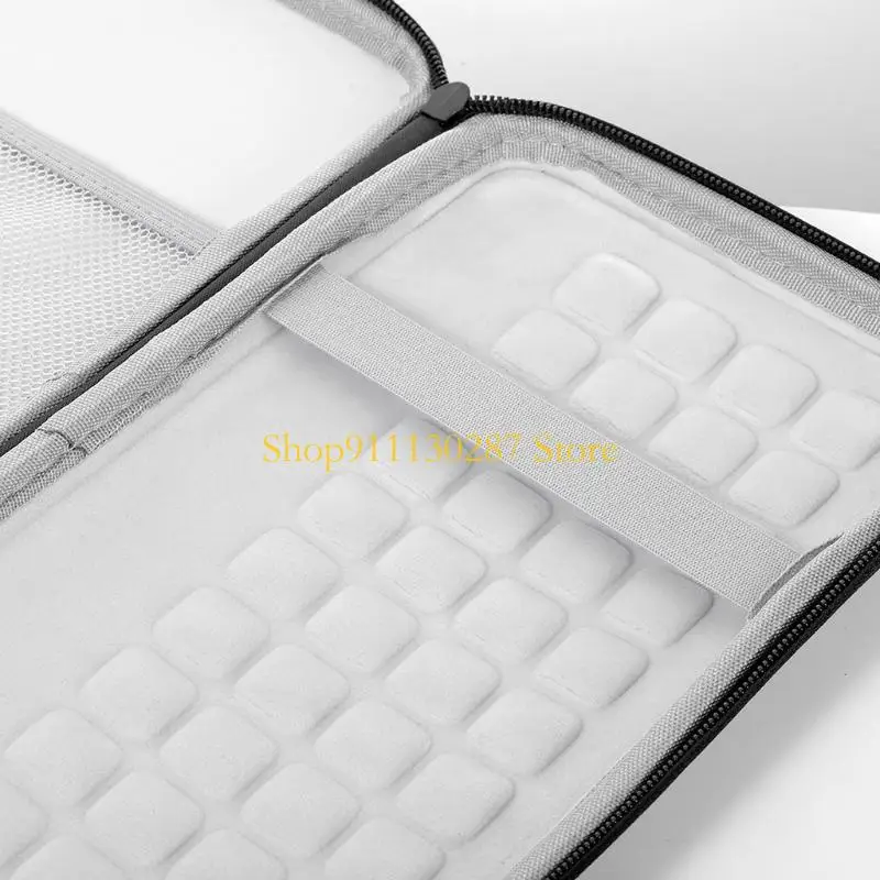 Bolsa transporte negra J1HC con forro gris/negro para teclado inalámbrico K380 - imagen 5