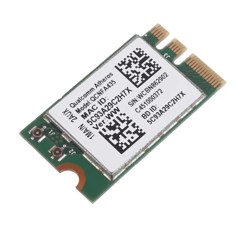 Tarjeta inalámbrica Atheros QCNFFA435, NFA435, Chip QCA9377, adaptador de red NGFF, 802.11AC, 2,4 Ghz/5Ghz, Bluetooth-compatible4.1 - imagen 5