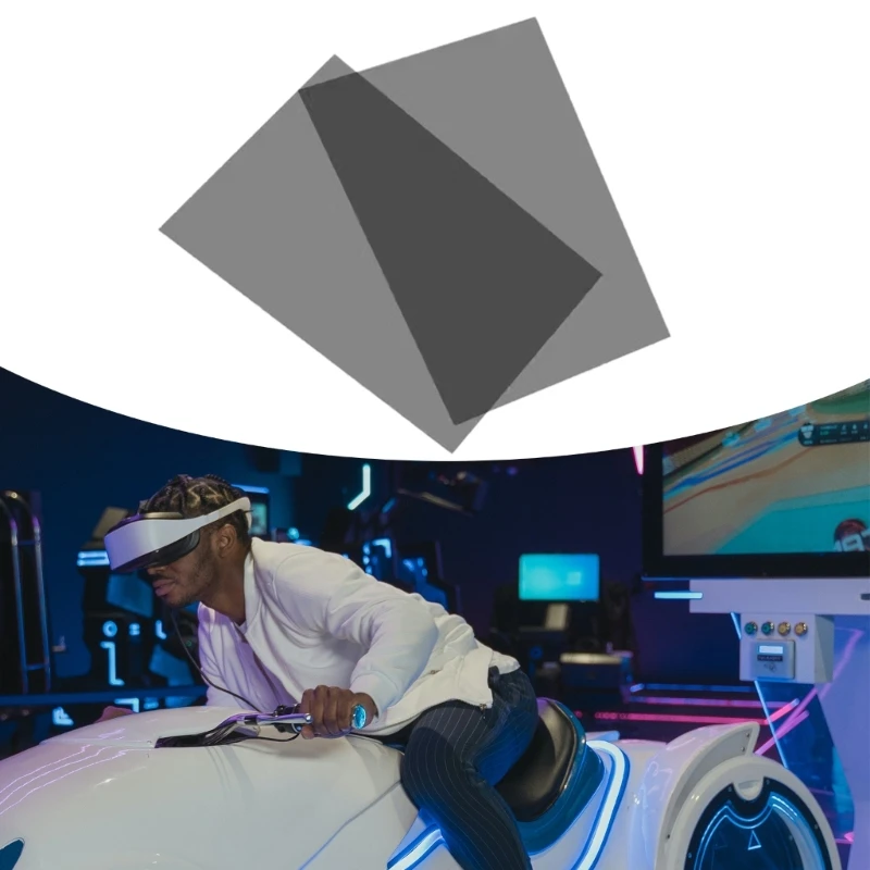 Filtros polarizados lineales horizontales, láminas polarizadoras LCD, película educativa física, 2 piezas, 30x20cm - imagen 2