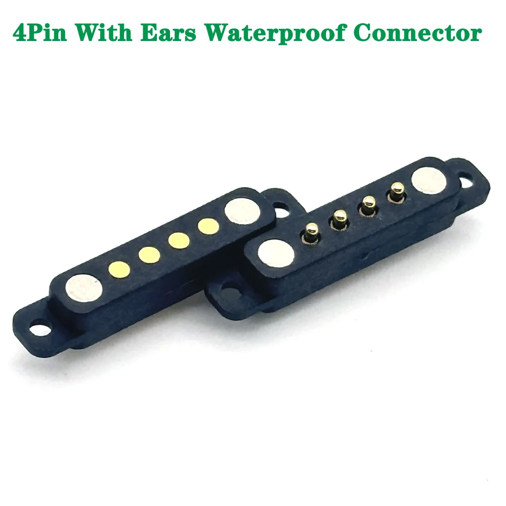 Conector Pin Pogo magnético de 5V, 1A, 4 pines, Pogopin, macho, hembra, 2,54mm, conector magnético CC con resorte, toma de corriente - imagen 2