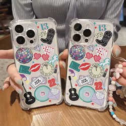 Funda Samsung Galaxy A con Pulsera – Diseño Bola Disco Luces