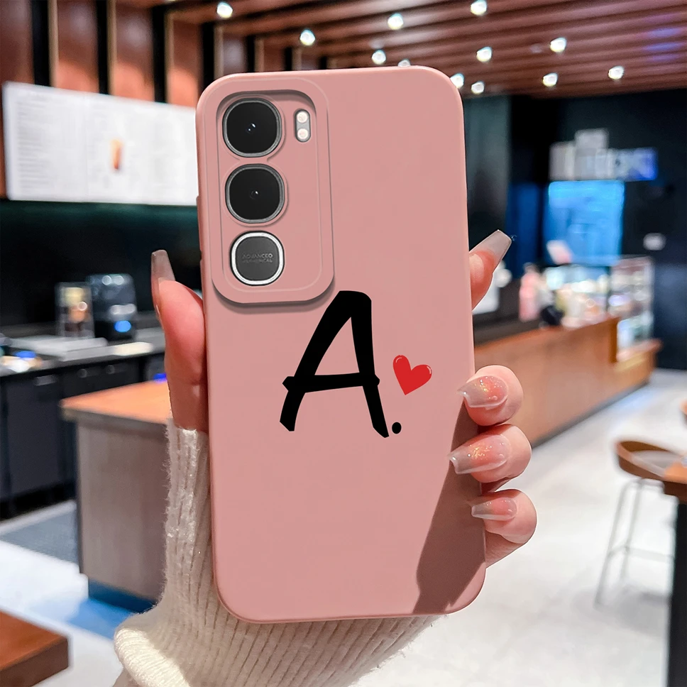 Para Vivo Y31 Pro Y21d funda de teléfono amor corazón letras protección de cámara cubierta trasera suave para Vivo Y 31 Y 21D carcasa ligera Capa - imagen 4