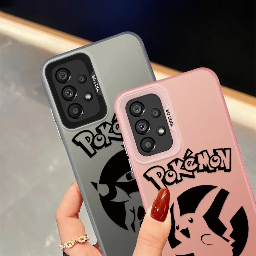Funda para Samsung Galaxy A13 A14 A36 A35 A15 A16 A26 A31 A17 A20s A24 A25 A21s A23 A32 A34 A11 A12 funda trasera para teléfono Poke-monS - imagen 5
