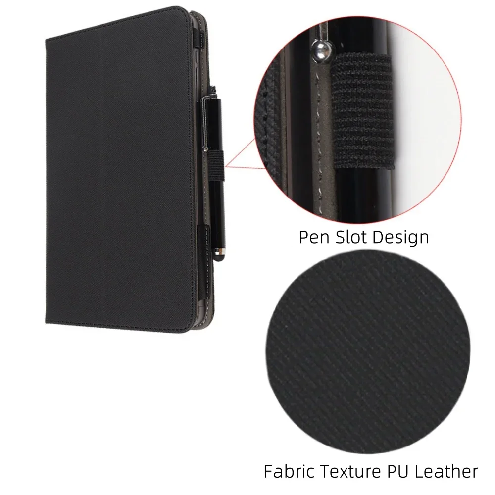 Funda de negocios para tableta TCL NXTPAPER de 14,3 ", 2024, funda con tapa de cuero PU con soporte y carcasa protectora de mano a prueba de golpes - imagen 5