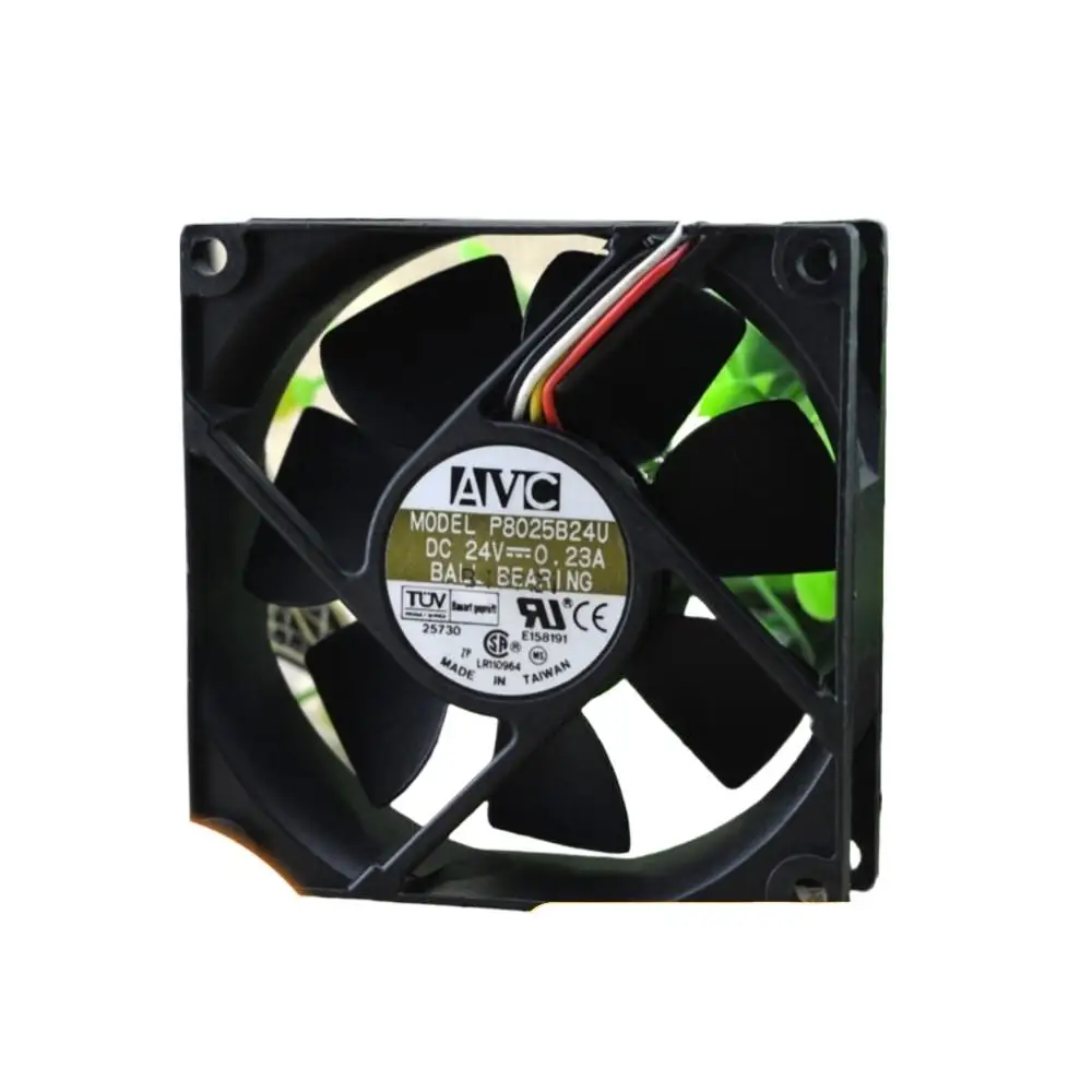 P8025B24U 80mm 8cm Ventilador Axial para AVC 80X80X25mm DC 24V 0.23a Inversor Refrigeración Industrial - imagen 2