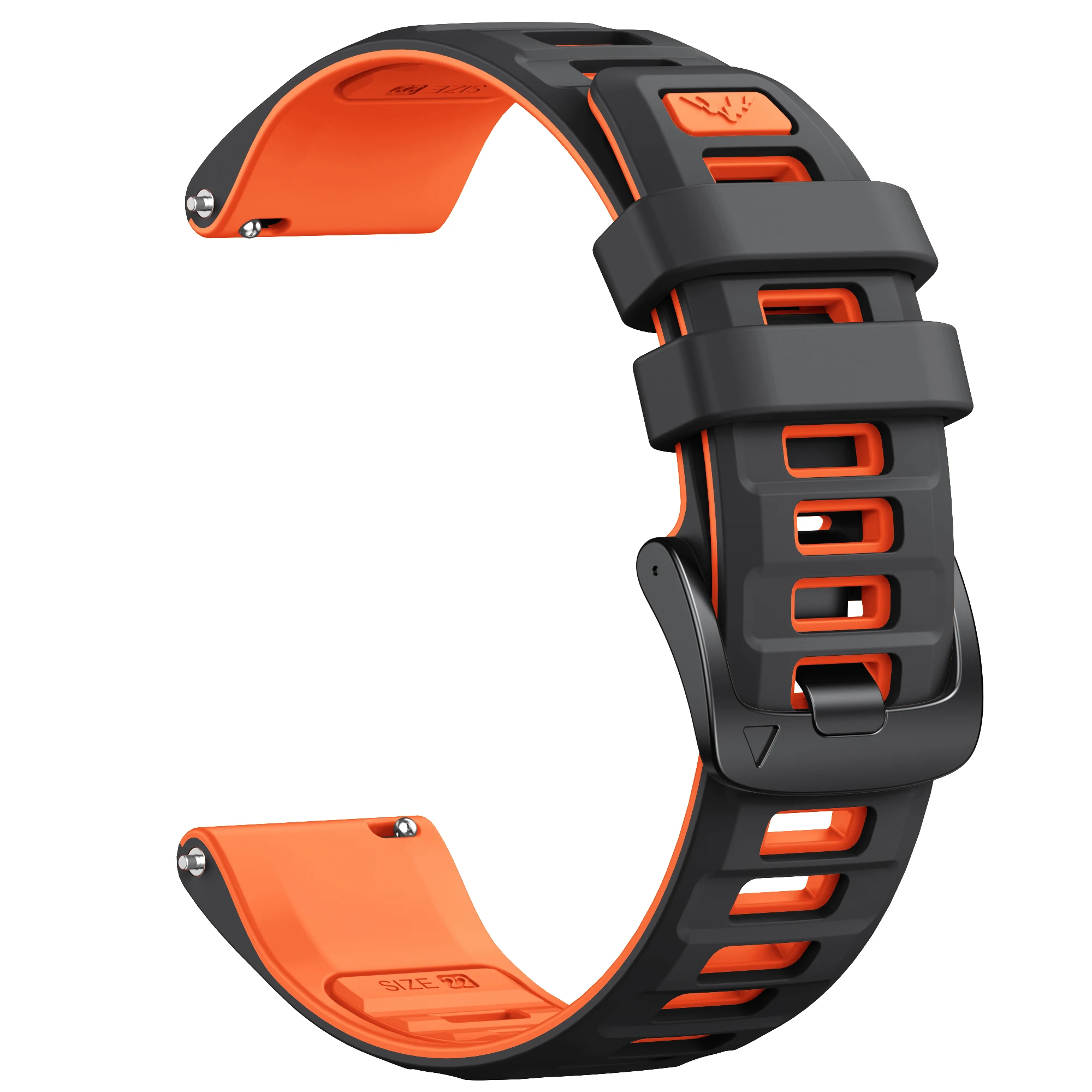 Correa de reloj Universal de 22mm, correa de silicona de 22mm para Garmin Forerunner 255/265 para pulsera Garmin vivoactive 4 Venu2 - imagen 4
