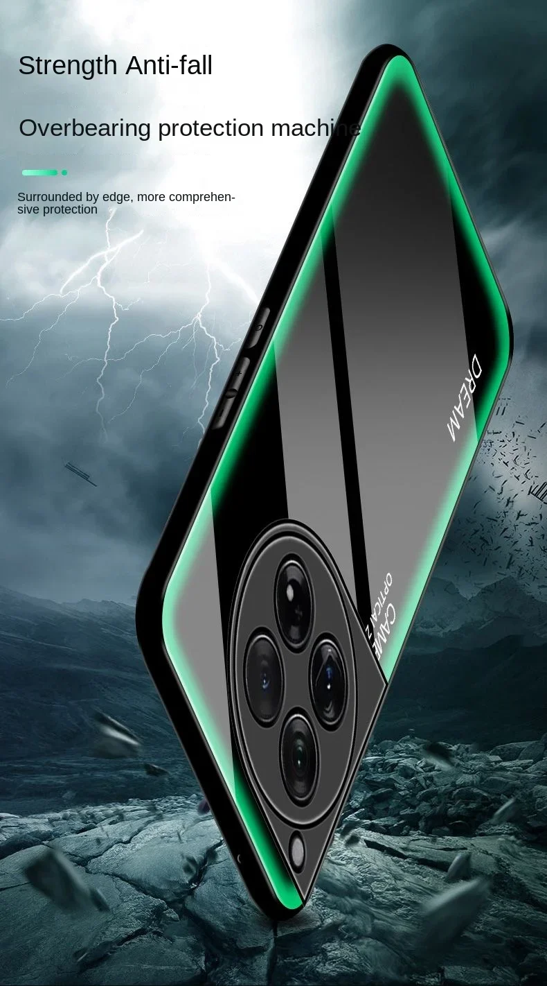 Funda de vidrio templado para OnePlus 12, carcasa protectora trasera para One Plus 12, carcasa completa para teléfono - imagen 5