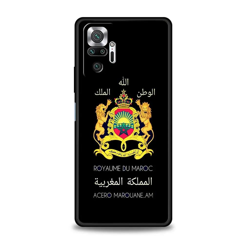 Funda de teléfono para Xiaomi Redmi Note 14 13 12 5G 11 10 Pro Plus 4G 9S 9 14C 13C 12C 10C 9C 9A funda bandera marroquí pasaporte marroquí - imagen 5