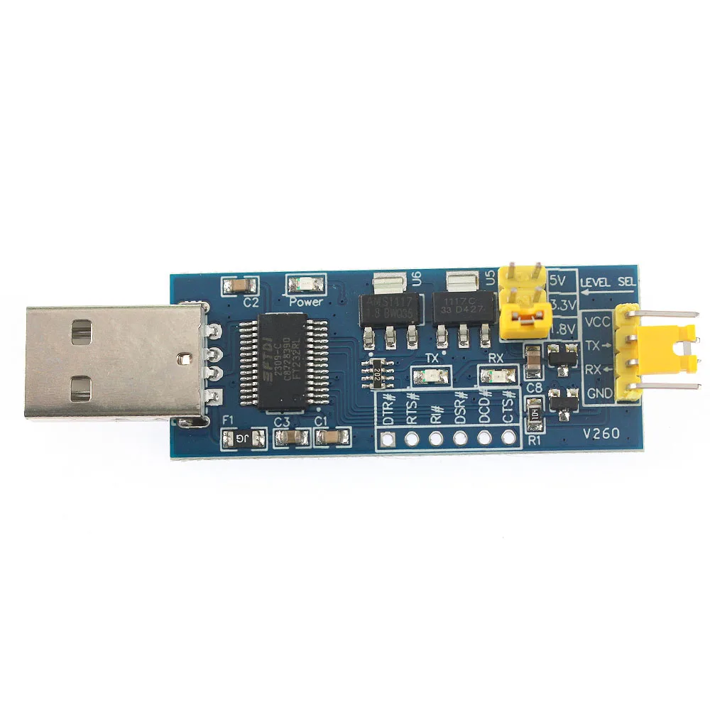 Módulo de placa intermitente FT232RL, convertidor USB a TTL, módulo de puerto serie 5V/3,3 V/1,8 V, Cable de programación de descarga FT232RL - imagen 4