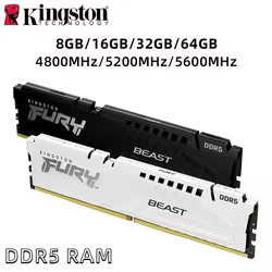 Kingston FURY Beast DDR5 32GB 5600MHz – Memoria RAM para PC