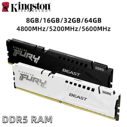 Kingston FURY Beast DDR5 32GB 5600MHz – Memoria RAM para PC