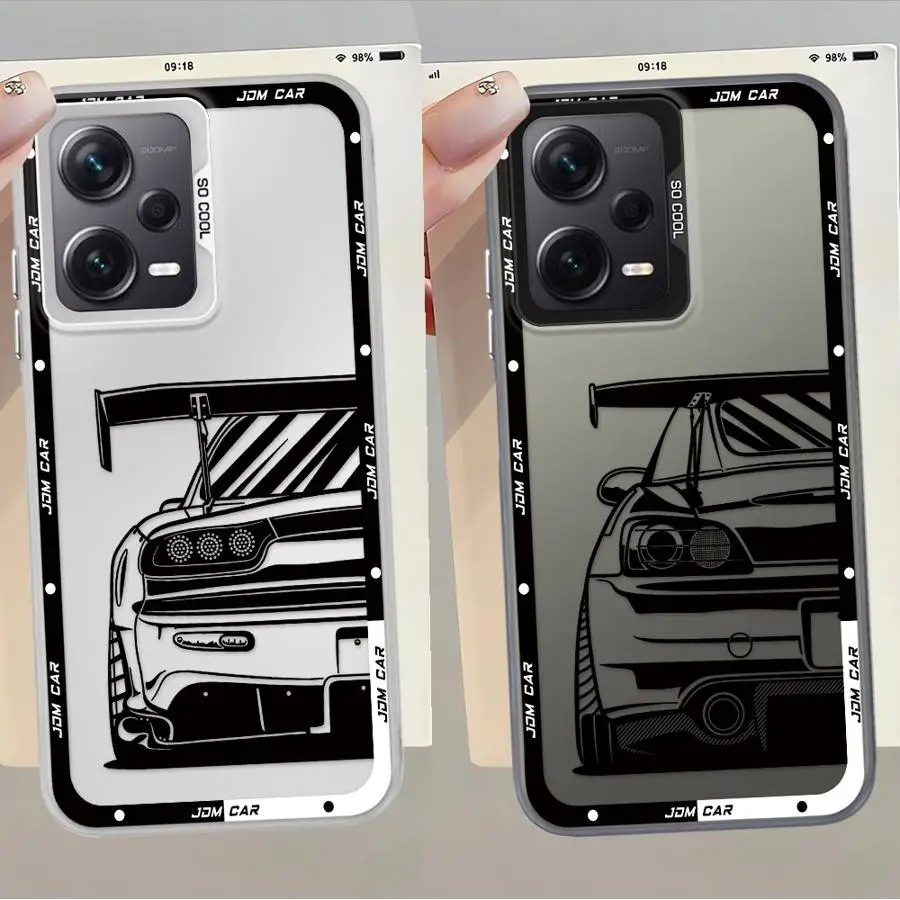 Funda para Xiaomi Redmi 14C A5 A1 A2 Plus 9C 9T 13C K60 12C 10C funda trasera para teléfono coche de deriva japonés - imagen 3