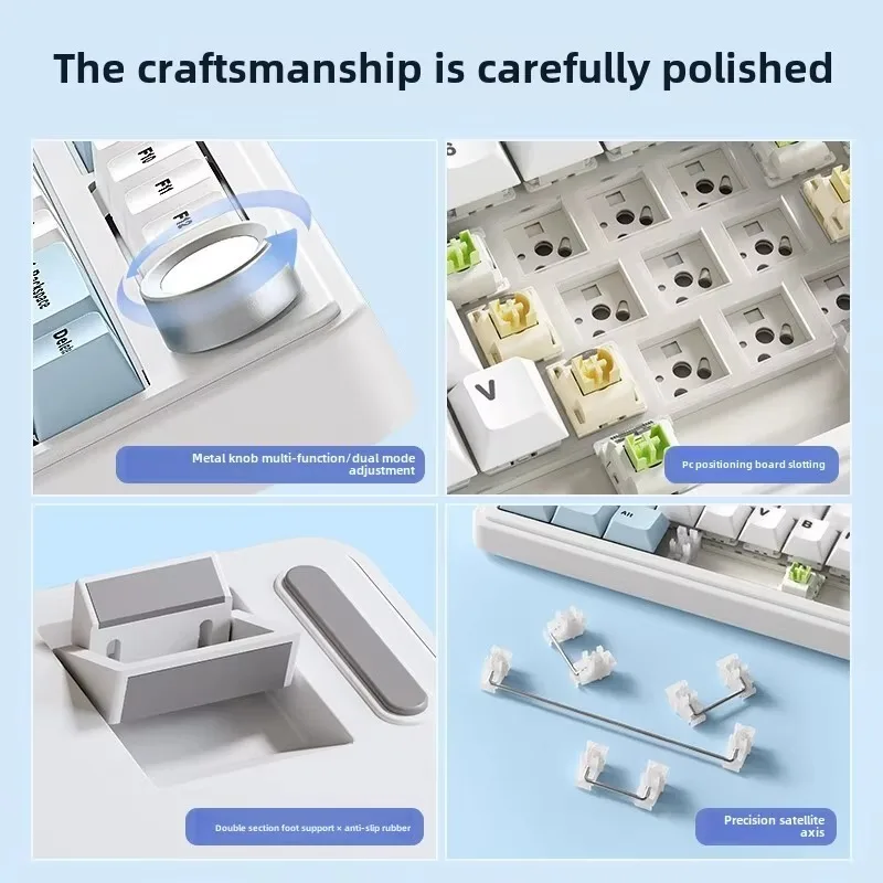 Teclado mecánico aula f75 teclado mecanico teclado gamer teclado mecanique teclados inalámbricos gaming klawiatura mechaniczna - imagen 5