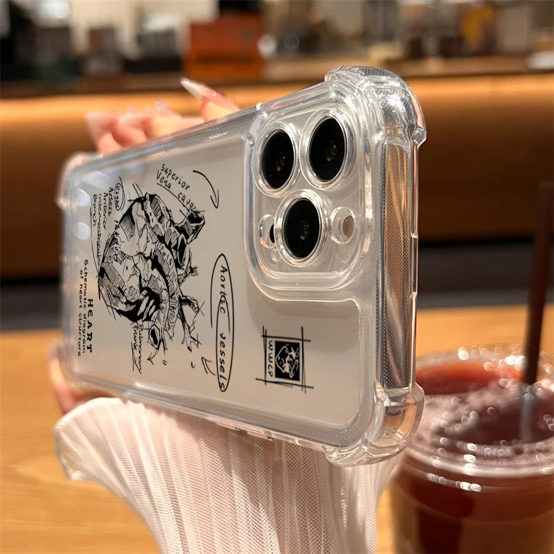 Funda de teléfono Desian de ruta de avión inspirada en viajes para iPhone 17 16 15 14 13 12 11 Pro Max 7 8 Plus X XR XS Max funda de silicona suave - imagen 4