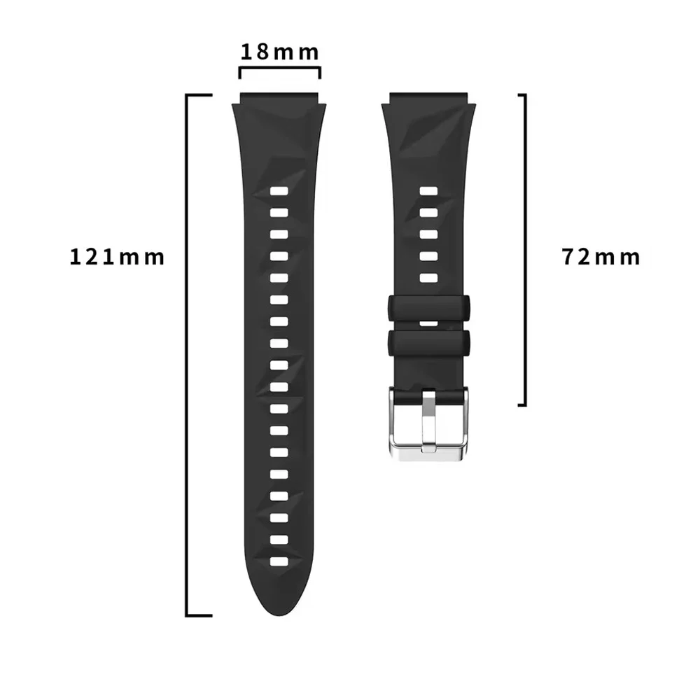Correa deportiva de silicona de 18mm para Garmin Vivoactive 4S 3S, correa de reloj suave Venu 3S/2S/Forerunner 265S/255S, pulsera de repuesto - imagen 4