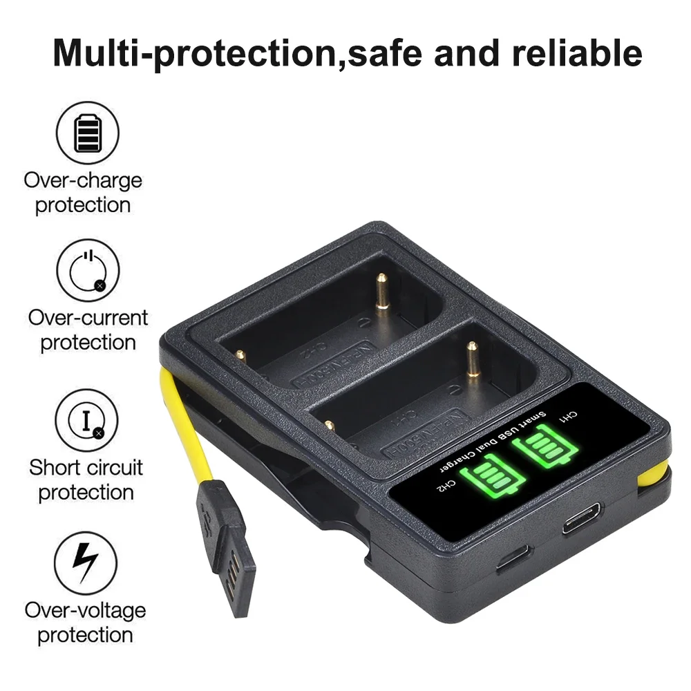 Cargador de batería recargable de iones de litio para videocámara Sony HC1, cargador para videocámara, TRV280, TRV350, TRV250, TRV19, TRV22, TRV27, NP-FM50 - imagen 4