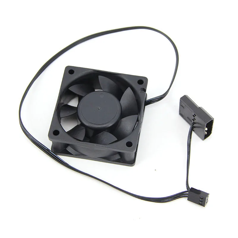 6cm 60*60*25 6025 DC 12v pequeño 3pin grande 4pin ventilador de refrigeración de PC sin escobillas 6cm ventiladores de PC para caja de ordenador GPU CPU radiador enfriador A7 - imagen 5