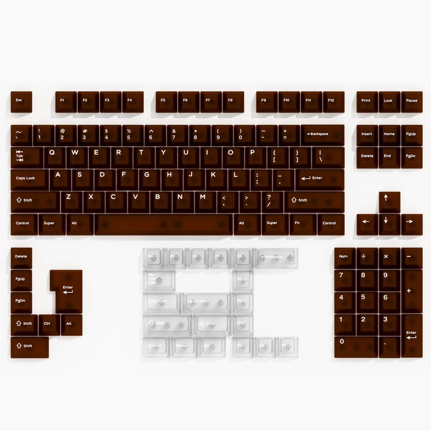 132 teclas vino tinto PC niebla transparente Keycap Cherry altura adecuado para teclado mecánico para jugar Cherry MX Switch