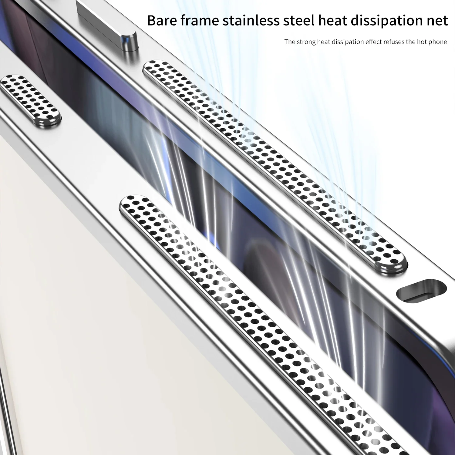 Funda para Google Pixel 9 Pro XL 9A 9Pro, marco hueco de Metal, película protectora para lente, cubierta de disipación de calor, Funda de parachoques a prueba de golpes - imagen 5