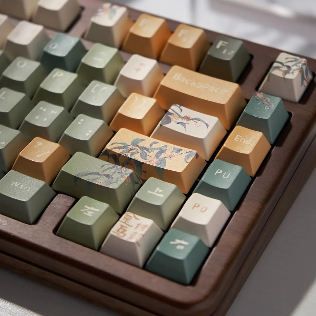 Teclas PBT Cherry URE perfil DYE-SUB personalidad teclas originales para teclados mecánicos MX 60/64/84/98/108 - imagen 5