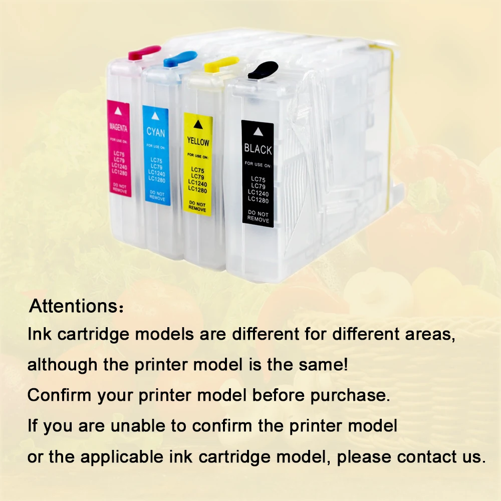 Einkshop cartucho de tinta recargable LC79 LC71 LC1280 LC75 LC1240 LC73 para Brother MFC-J6510DW MFC-J6710 MFC-J6910DW MFC-J6710DW - imagen 4