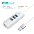 USB A 15cm White