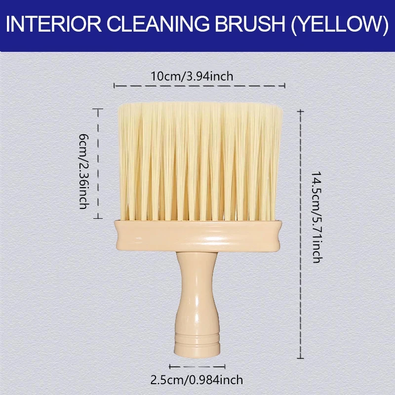 Cepillo de limpieza de plástico multifuncional, cepillo para pulir ventanas de coche, limpiador de teclado para huecos de puerta del hogar, herramienta de limpieza para lavado de asientos de coche - imagen 2
