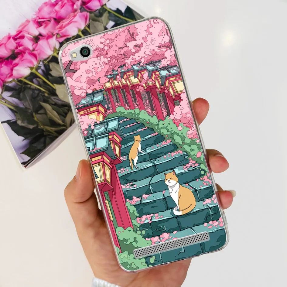 Funda de silicona suave para Xiaomi Redmi 4A, carcasa transparente de mariposa, a la moda, Redmi 5A - imagen 2