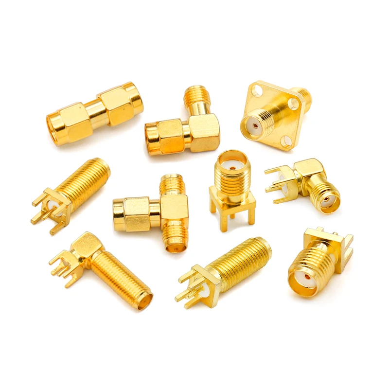 1 unids/lote conector SMA asiento de antena GPS giro SMA-KE conector hembra RF base de antena compensada de cuatro esquinas - imagen 5