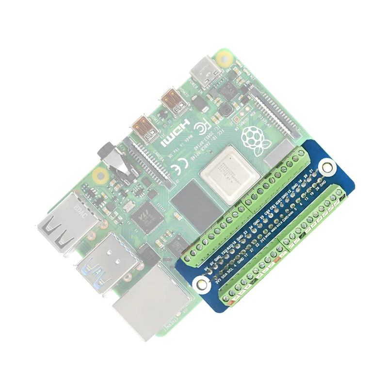 Placa de expansión Raspberry Pi GPIO, Terminal Industrial con pegatina de definición de Pin - imagen 3