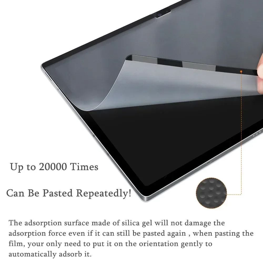 Película mate para Samsung Galaxy Tab S10 Ultra Fe + Fe Plus, Protector de pantalla, papel de dibujo extraíble y reutilizable, películas PET con sensación - imagen 4