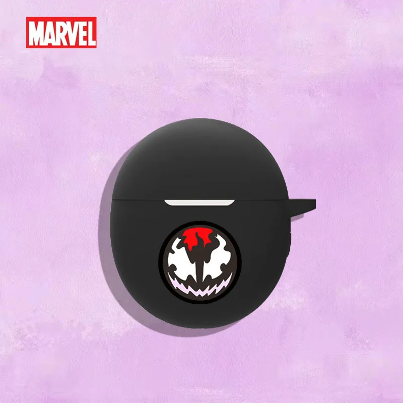 Funda de silicona con dibujos animados de Marvel para auriculares, funda protectora con gancho para 1 más ComfoBuds, MINI Bluetooth, caja de carga