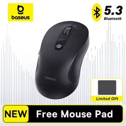 Ratón Inalámbrico Baseus Ergonómico Bluetooth 5.3, 2.4 GHz Silencioso