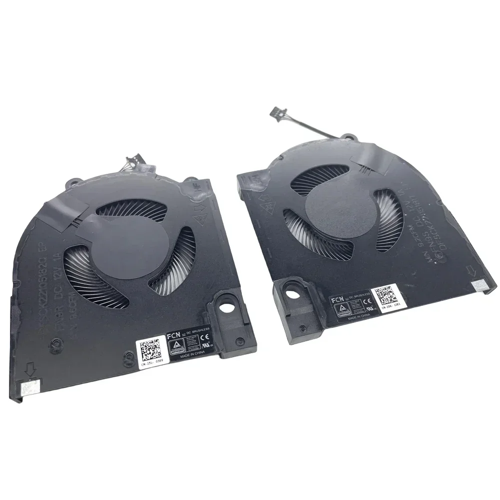 Reemplazo de ordenador portátil nuevo ventilador de refrigeración de CPU y GPU para Dell 2021 año G15 5510 RTX3060 G15 5510 RTX3050 G15 5511 RTX3050 Series ventilador - imagen 3