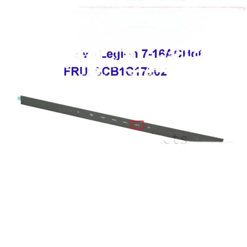 Orig nuevo 5CB1C17302 AP1ZU000100 gris para Lenovo Legion 7-16ACHg6 portátil LCD tira embellecedora bisel bisagra cubierta tira cubierta 82M0 - imagen 2
