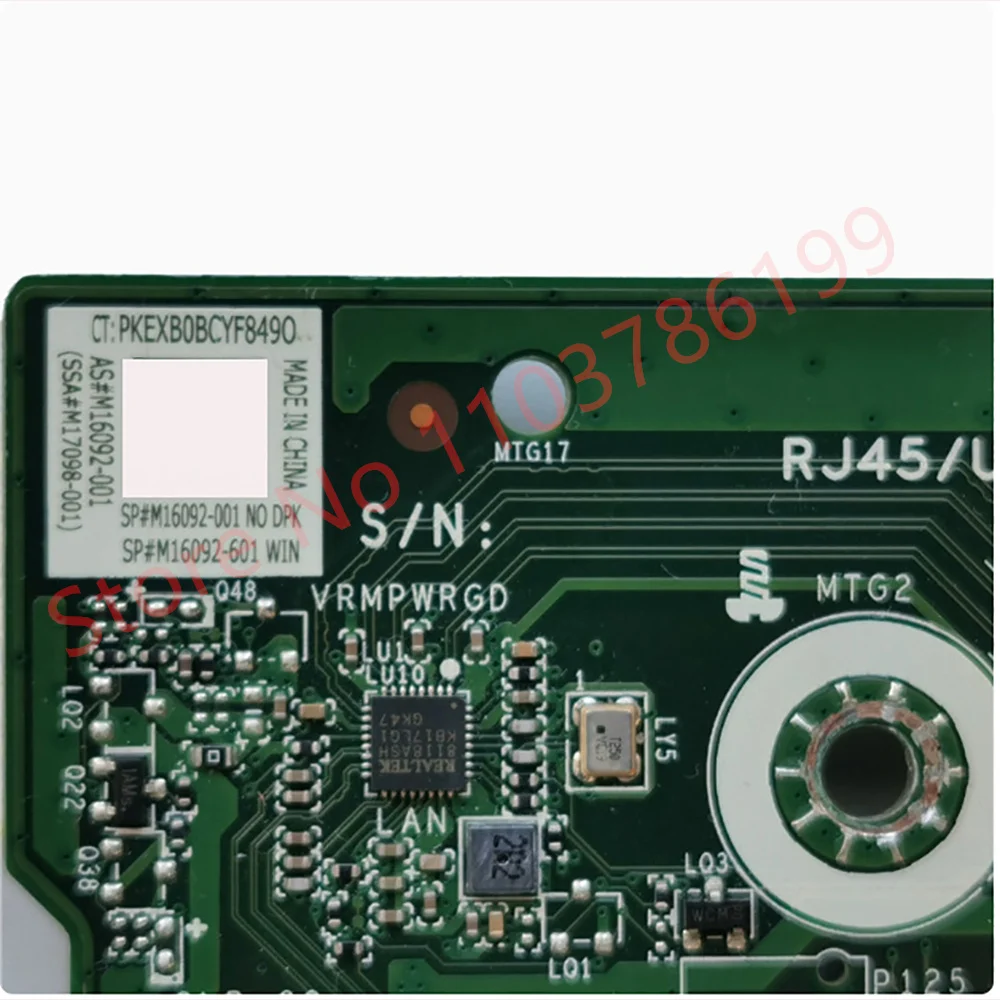 Placa base 6Pro TG01 M16092-001 601 M17098-001 - imagen 2
