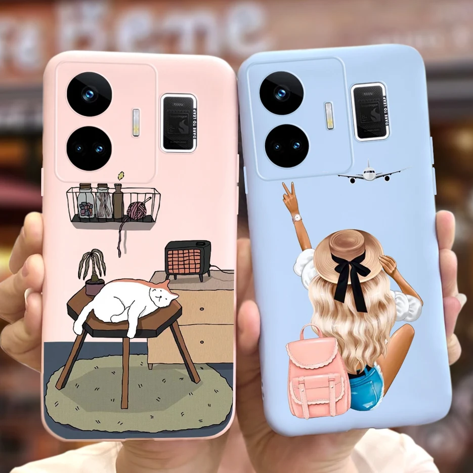 Funda de TPU suave para Realme GT Neo 5 RMX3706, cubierta de lujo pintada en caramelo, 6,74 ", para Realme GT Noe5, 240W - imagen 5