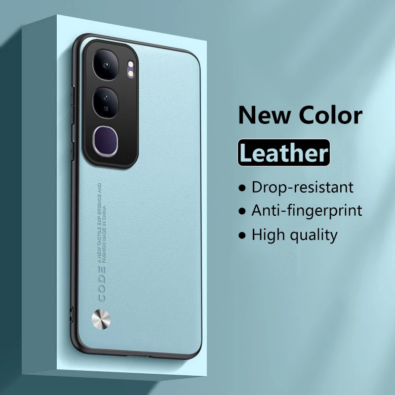 Funda para vivo Y19s 4G Y 19s cuero fibra de carbono protección de silicona dura a prueba de golpes mate funda de teléfono vivoY19s V2419 Shell - imagen 2