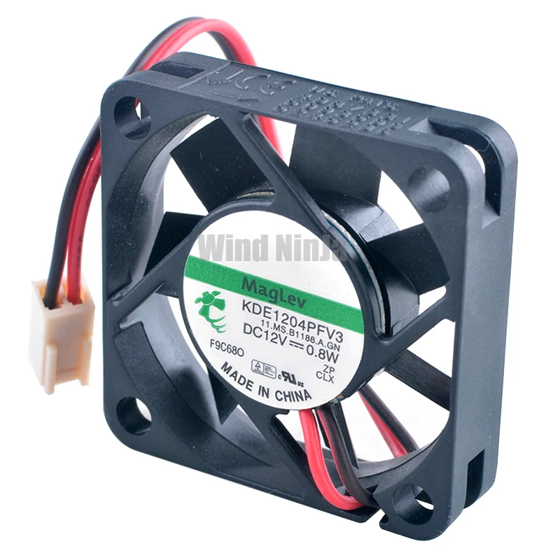 Nuevo KDE1204PFV3 4cm X 40mm ventilador de refrigeración 4010 DC12V 0,8 W rodamiento magnético diseño de 2 pines para monitoreo de energía ordenadores Host - imagen 3