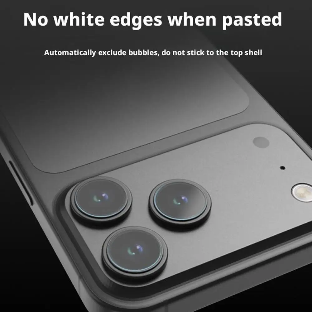 Protector de lente de cámara para iphone 17 Pro Max, cristal de lente completa para iphone 17 Air 16 Pro, película protectora D5T8