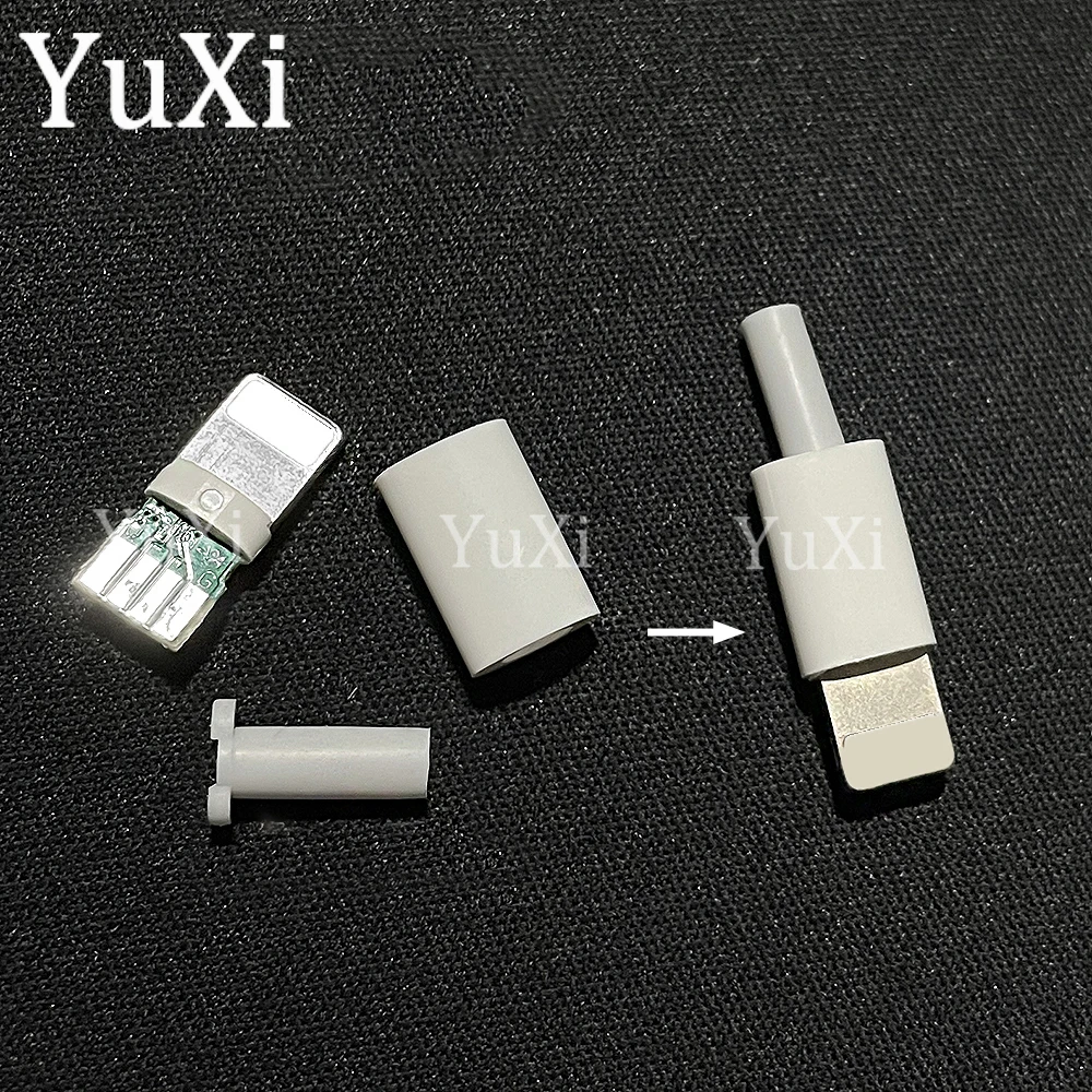 Juego de 5 enchufes USB 2,6 3,0mm con placa de Chip conector macho datos de soldadura interfaz de línea OTG Cable de carga para IPHONE Lightning Dock - imagen 2