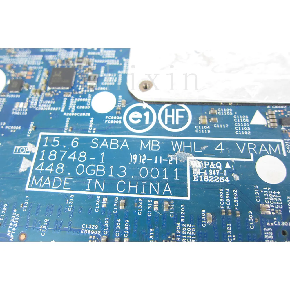Placa base para ordenador portátil HP X360 Convertible 15M-DR 15-DR TPN-W142 con CPU de I5-8265U 18748-1 448.0GB13.0011 prueba completa - imagen 2