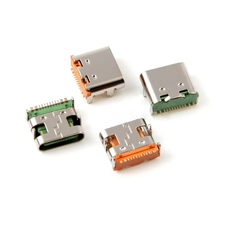 10 Uds USB-3.1 SMD 16Pin tipo C conector hembra interfaz USB C para puerto de carga de teléfono móvil toma DIY - imagen 2