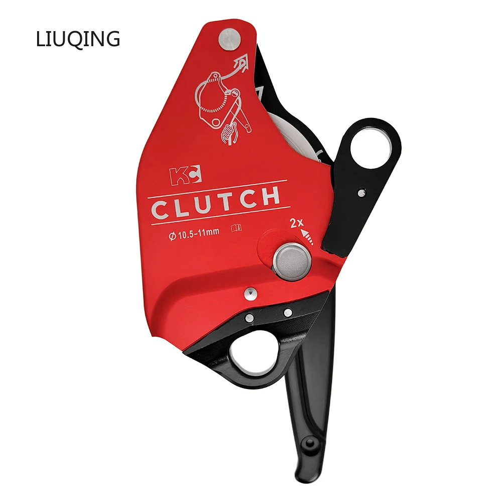 Dispositivo de descenso de embrague para CMC KC, para trabajo aéreo, rescate de cuerda, descenso de protección de polea de frenado unidireccional - imagen 3