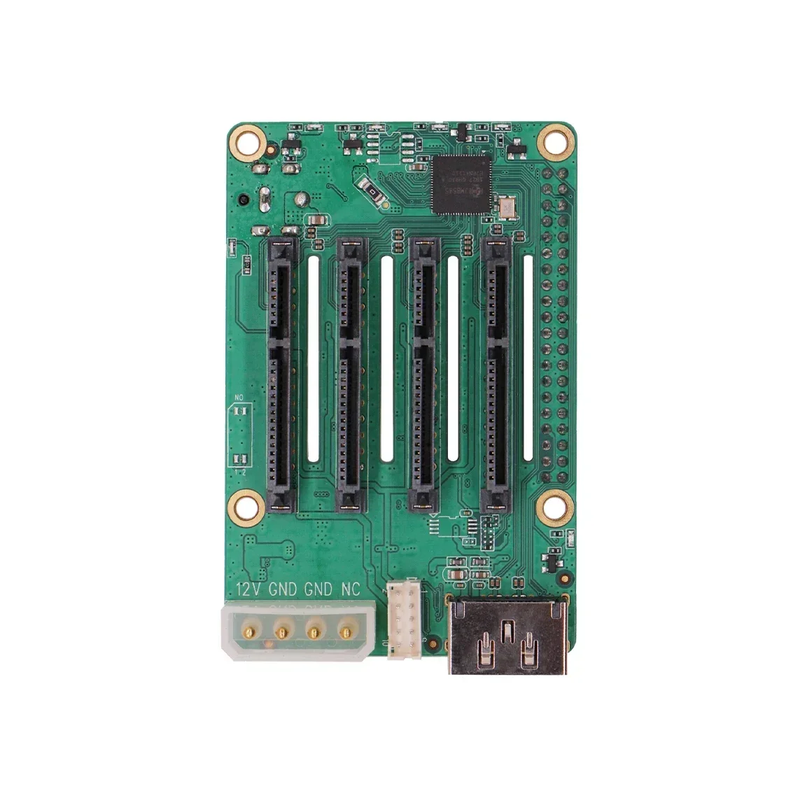 Penta SATA HAT para Raspberry Pi 5 -Up to 5x discos SATA HAT con juego de placa superior opcional - imagen 2