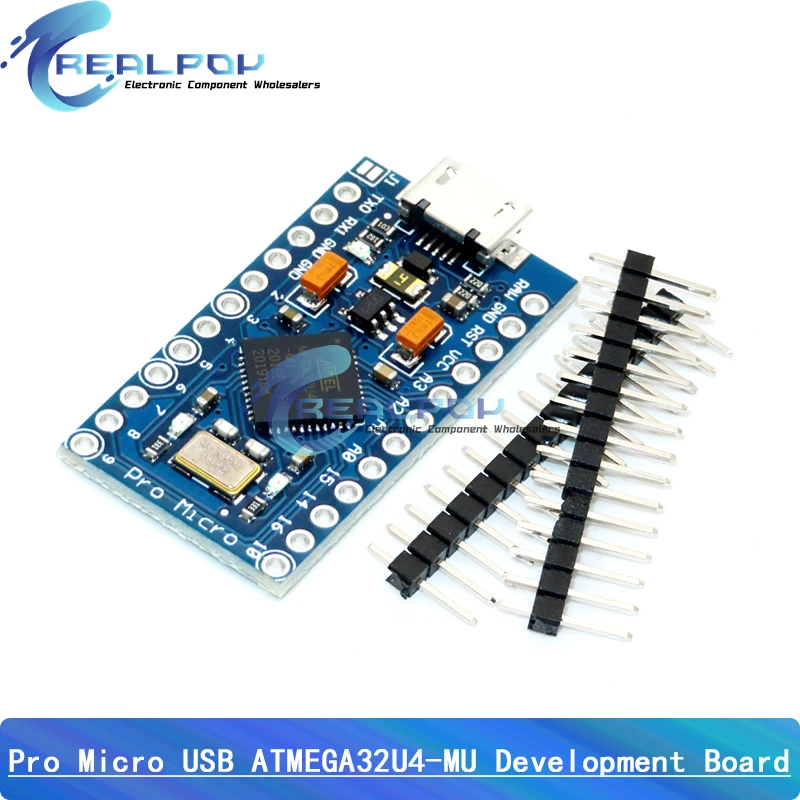 Pro MICRO/MINI/TYPE-CATmega32U4 5V 16MHz reemplazar ATmega328 para arduino Pro Mini con cabezal de 2 filas interfaz USB Leonardo - imagen 5